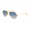 RayBan Sunglasses RB3025 Aviator Gold Frame Crystal Gradient Blue Polarized Lens