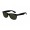 RayBan Sunglasses Wayfarer RB2132 Black Frame Crystal Green Polarized Lens ALD