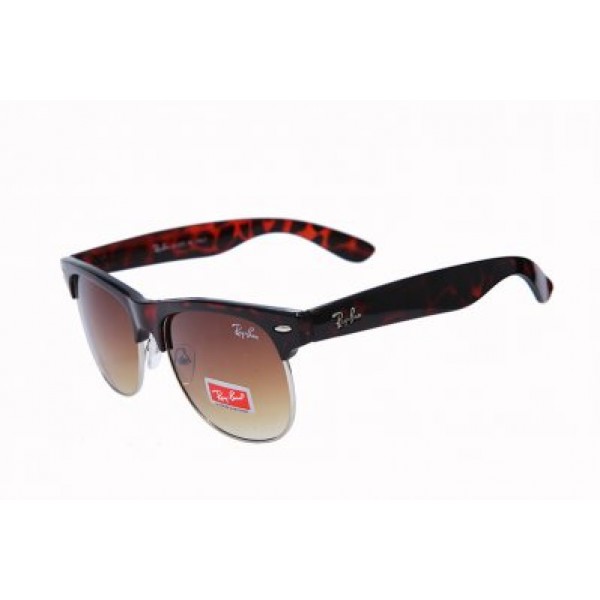 RayBan Sunglasses Clubmaster Classic YH81061 Brown Leopard