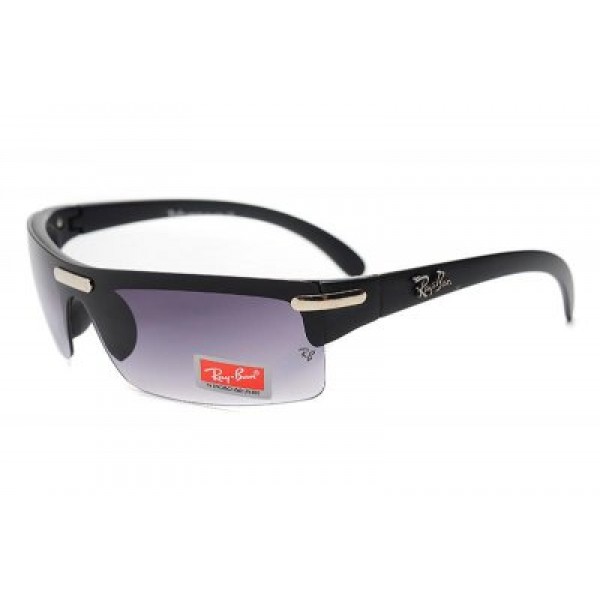 RayBan Sunglasses Active Lifestyle Semi-Rimless RB4085 Black Grey