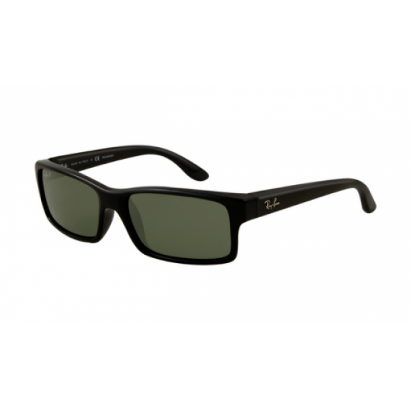RayBan Sunglasses RB4151 Black Crystal Frame Green Polarized Lens