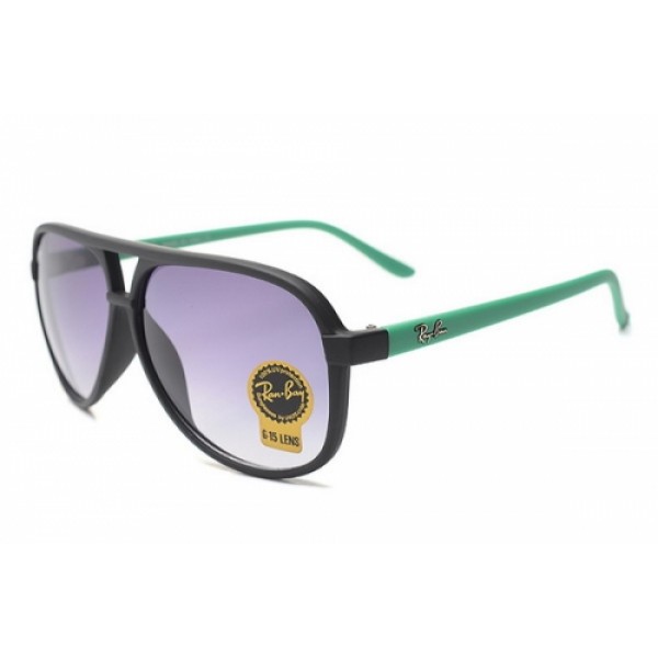 RayBan Sunglasses RB8975 Black Green Frame Purple Lens