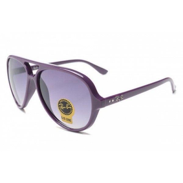 RayBan Sunglasses RB4125 Cats 5000 Shiny Purple Frame