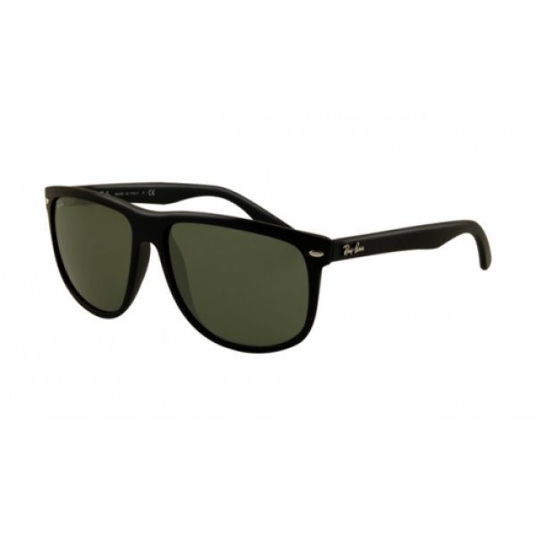 RayBan Sunglasses RB4147 Black Frame Light Green Polarized Lens