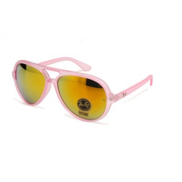 RayBan Sunglasses Cats 5000 Flash RB4125 Yellow