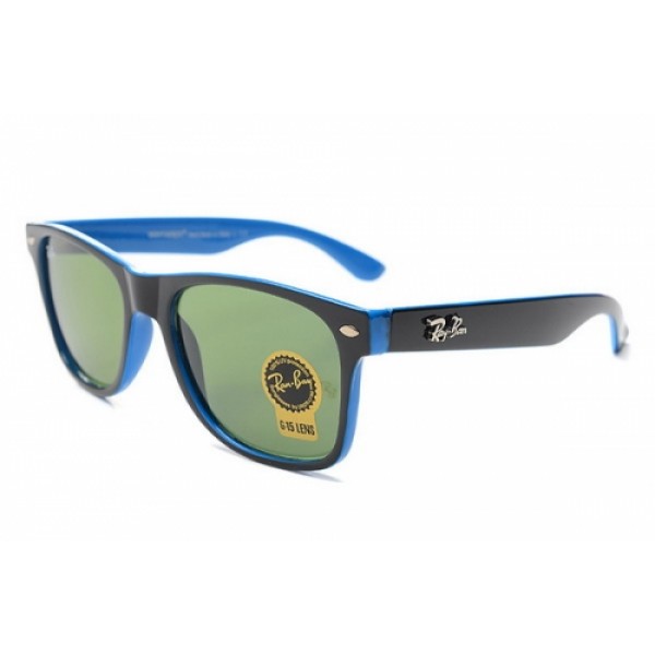 RayBan Sunglasses RB2712 Black Blue Frame Green Lens