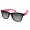 RayBan Sunglasses Wayfarer RB1878 Red Black Frame Gray Lens AKZ