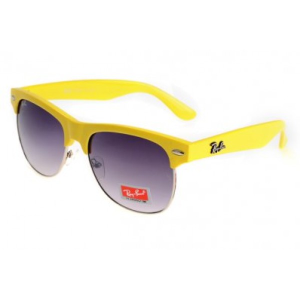 RayBan Sunglasses Clubmaster Color Fresh YH81061 Purple Yellow
