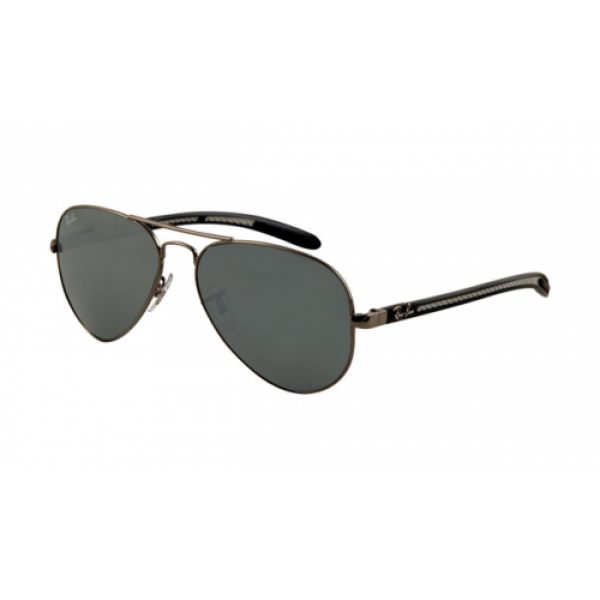 RayBan Sunglasses RB8307 Tech Black Frame Crystal Polarized Light Grey Lens
