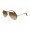 RayBan Sunglasses Aviator RB3025 Brown Frame Crystal Brown Gradient Lens ABK