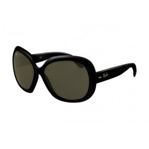 RayBan Sunglasses Jackie Ohh RB4098 Black Frame Green Lens AHS