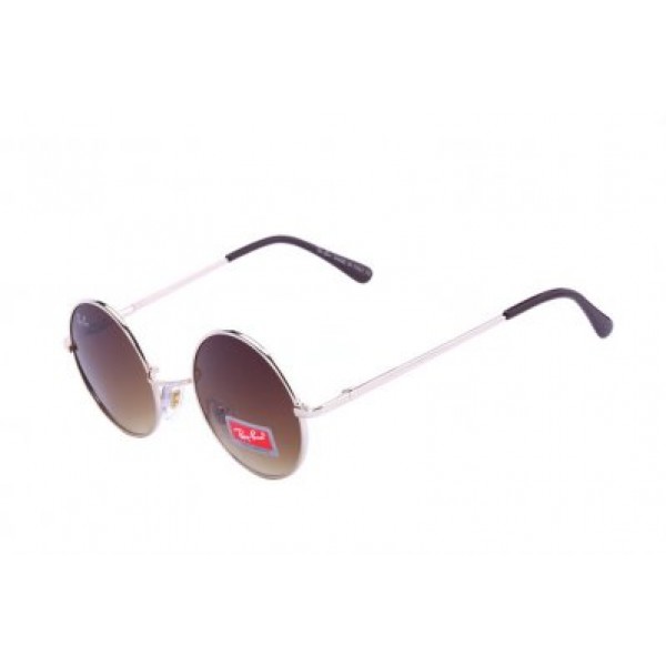 RayBan Sunglasses Icons Round RB8008 Brown Silver