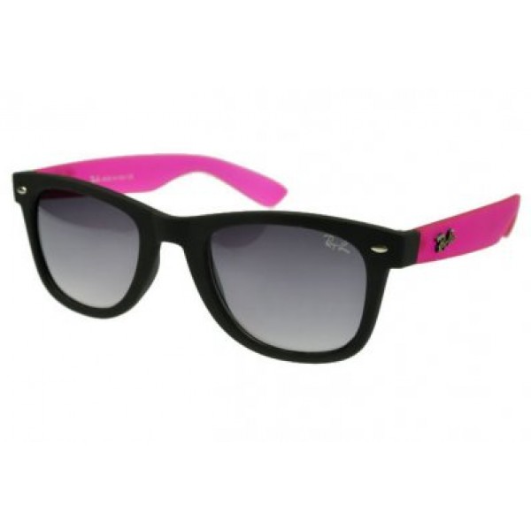 RayBan Sunglasses Wayfarer RB1878 Pink Black Frame Gray Lens AKX