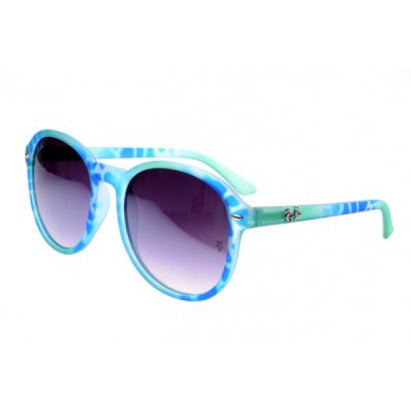 RayBan Sunglasses Cats RB2110 Green Blue Patten Frame AER