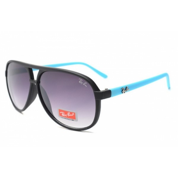 RayBan Sunglasses RB8975 Black Light Blue Frame Purple Lens