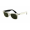 RayBan Sunglasses RB2140 Wayfarer Top White On Black Frame Crystal Green Lens