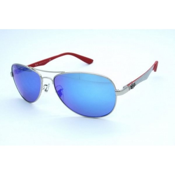 RayBan Sunglasses RB8361 Silver Frame Blue Lens