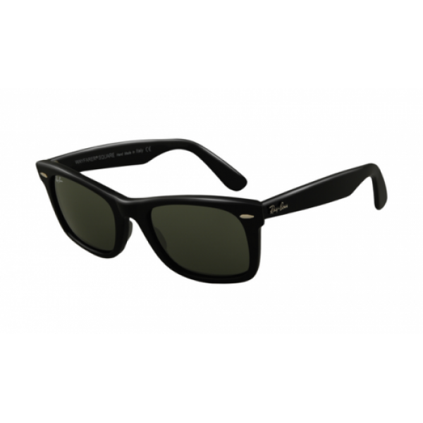 RayBan Sunglasses RB2151 Wayfarer Black Frame Crystal Green Lens