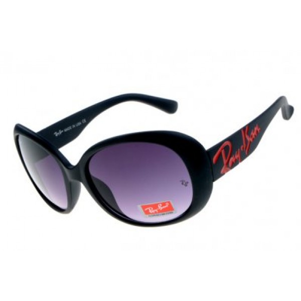 RayBan Sunglasses Jackie Ohh RB7019 Black Red Frame AIT