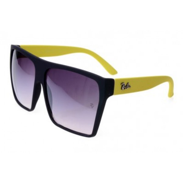 RayBan Sunglasses Clubmaster RB2128 Yellow Black Frame AGB