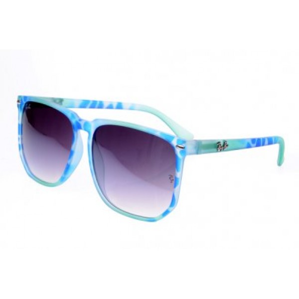 RayBan Sunglasses Clubmaster RB2143 Green Blue Pattern Frame AGF