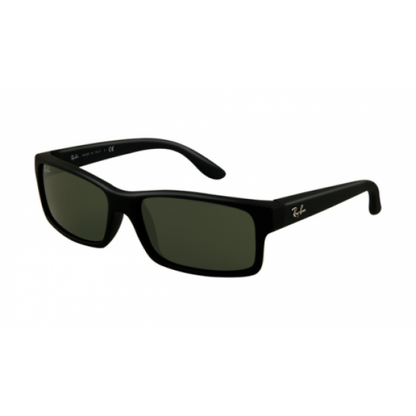 RayBan Sunglasses RB4151 Black Rubberize Frame Green Lens Online