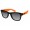 RayBan Sunglasses Wayfarer RB1878 Orange Black Frame Gray Lens AKW