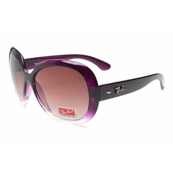 RayBan Sunglasses RB4098 Jackie Ohh II Purple Frame Brown Lens