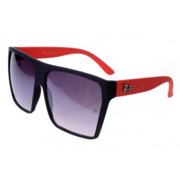 RayBan Sunglasses Clubmaster RB2128 Red Black Frame AFV