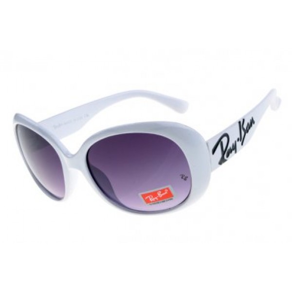 RayBan Sunglasses Jackie Ohh RB7019 White Frame AIY