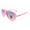 RayBan Sunglasses RB4125 Cats 5000 Shiny Pink Frame Purple Lens