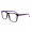 RayBan Sunglasses Clubmaster RB2428 Purple Black Frame Transparent Lens AGR
