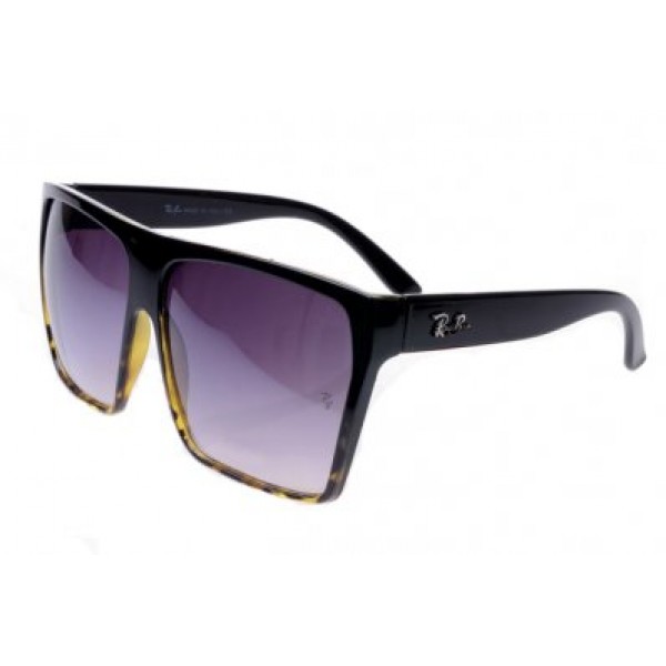 RayBan Sunglasses Clubmaster RB2128 Black Yellow Frame AFP