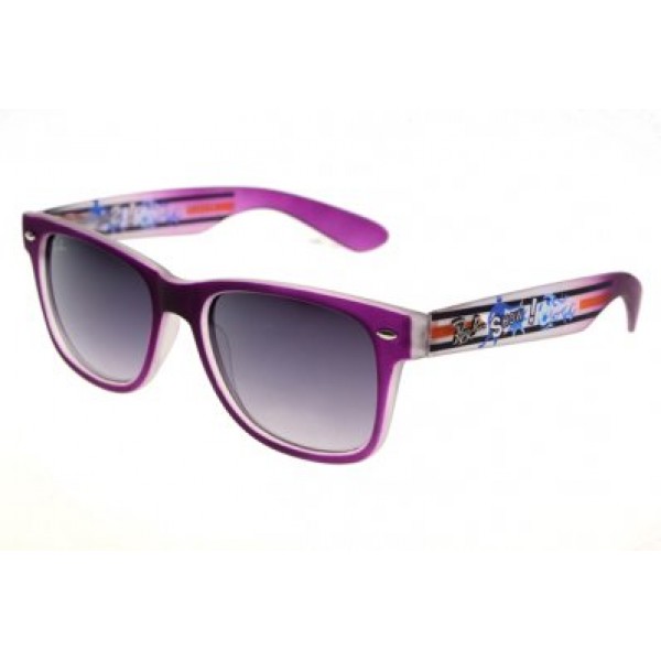 RayBan Sunglasses Wayfarer RB25081 Purple Frame APO