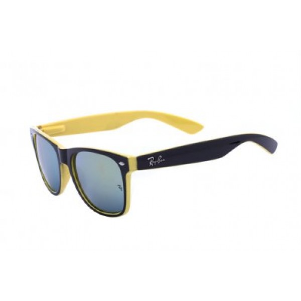 RayBan Sunglasses Wayfarer Color Mix RB2140 Blue Yellow