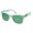 RayBan Sunglasses Wayfarer RB2140 White Frame Green Lens APB