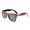 RayBan Sunglasses Wayfarer RB2140 Red Black Frame Green Lens AOL