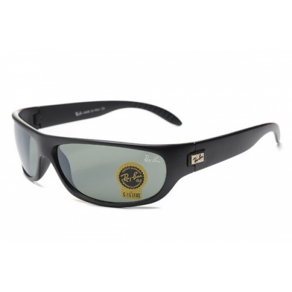 RayBan Sunglasses RB2606 Black Frame Green Lens