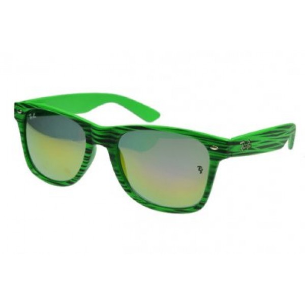 RayBan Sunglasses Wayfarer RB5688 Green Pattern Frame AQK