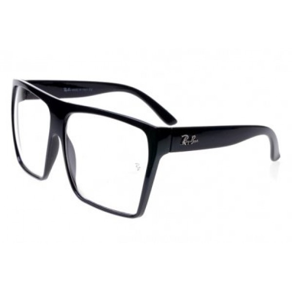 RayBan Sunglasses Clubmaster RB2128 Black Frame Transparent Lens AFN