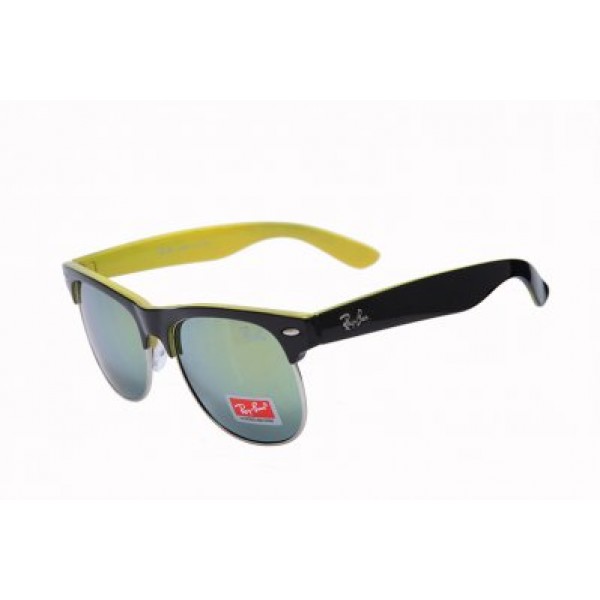 RayBan Sunglasses Clubmaster Classic YH81061 Green Yellow