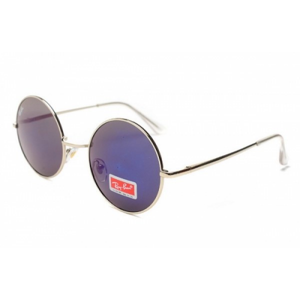 RayBan Sunglasses RB3088 Silver Frame Blue Lens