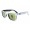 RayBan Sunglasses RB2140 Original Wayfarer Classic White Black Frame Green Lens