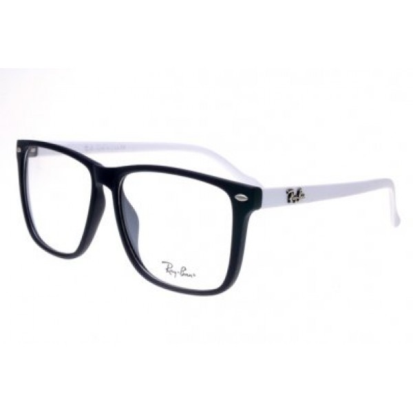 RayBan Sunglasses Clubmaster RB2428 White Black Frame Transparent Lens AGT