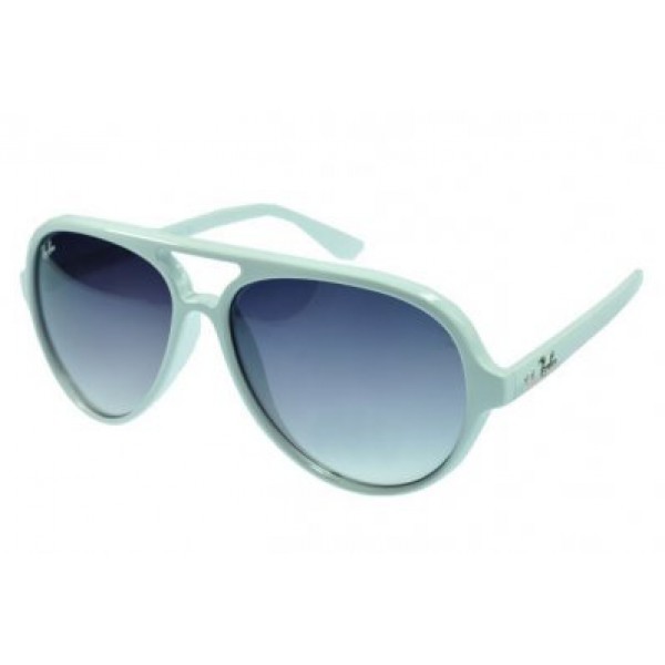 RayBan Sunglasses Cats RB4125 White Frame AFI