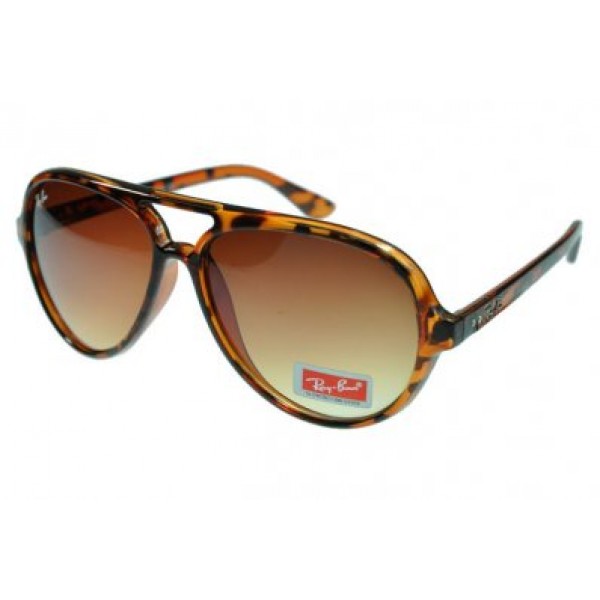 RayBan Sunglasses Cats 5000 Classic RB4125 Brown Leopard