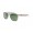 RayBan Sunglasses Wayfarer RB2132 White Pattern Frame Green Lens AMW