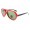 RayBan Sunglasses RB4125 Cats 5000 Red Black Frame Green Lens