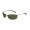 RayBan Sunglasses Top Bar RB3179 Silver Frame Green Polarized Lens