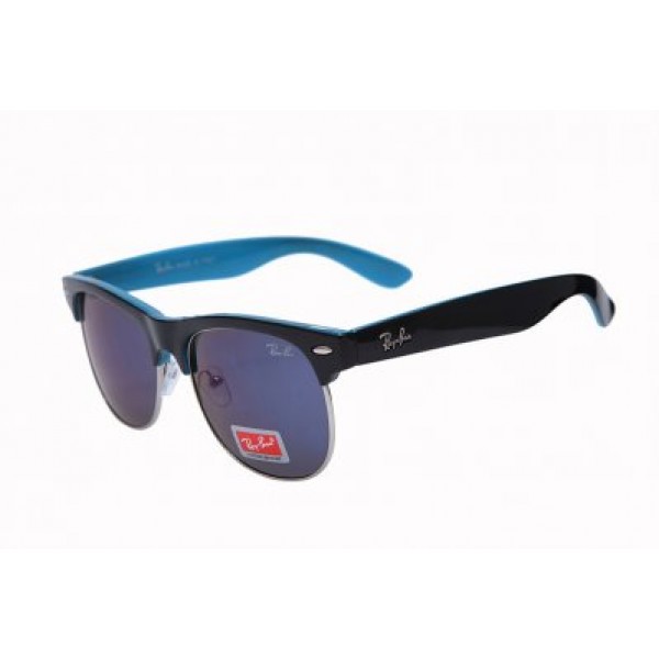 RayBan Sunglasses Clubmaster Classic YH81061 Purple Blue